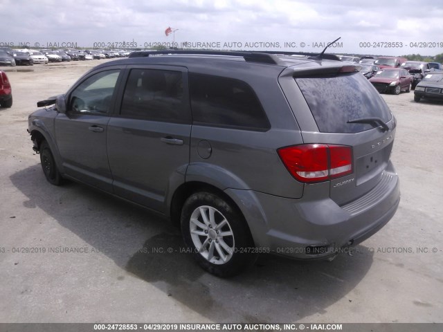 3C4PDCBG9DT618876 - 2013 DODGE JOURNEY SXT GRAY photo 3