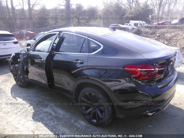 5UXKU2C35H0U28381 - 2017 BMW X6 XDRIVE35I BLACK photo 3