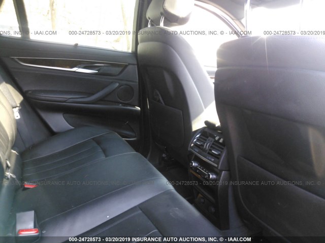 5UXKU2C35H0U28381 - 2017 BMW X6 XDRIVE35I BLACK photo 8