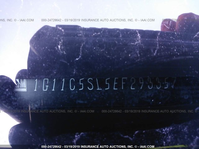 1G11C5SL5EF293357 - 2014 CHEVROLET MALIBU 1LT 黑色 照片 9