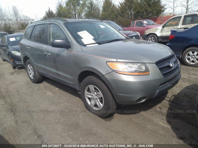 5NMSG13D99H233025 - 2009 HYUNDAI SANTA FE GLS GRAY photo 1