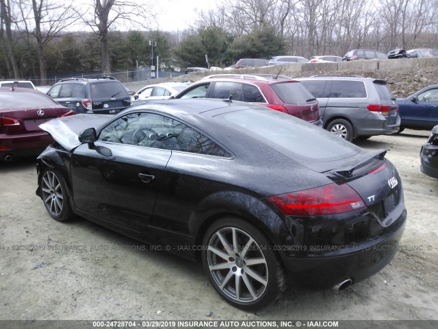 TRUDD38J481048830 - 2008 AUDI TT 3.2 QUATTRO BLACK photo 3