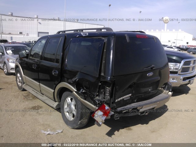 1FMPU17576LA57972 - 2006 FORD EXPEDITION EDDIE BAUER BLACK photo 3