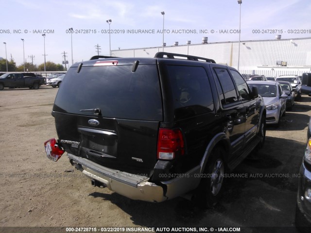 1FMPU17576LA57972 - 2006 FORD EXPEDITION EDDIE BAUER BLACK photo 4