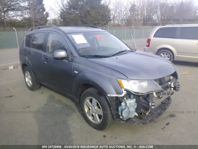 JA4MS31X67Z005342 - 2007 MITSUBISHI OUTLANDER ES/LS GRAY photo 1