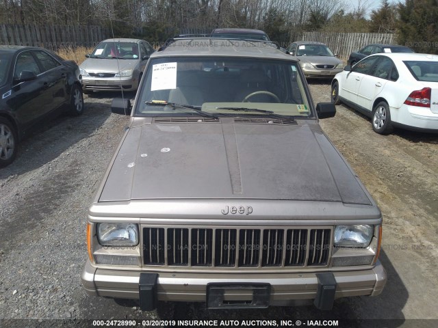 1J4FJ78S1RL133524 - 1994 JEEP CHEROKEE GOLD photo 6