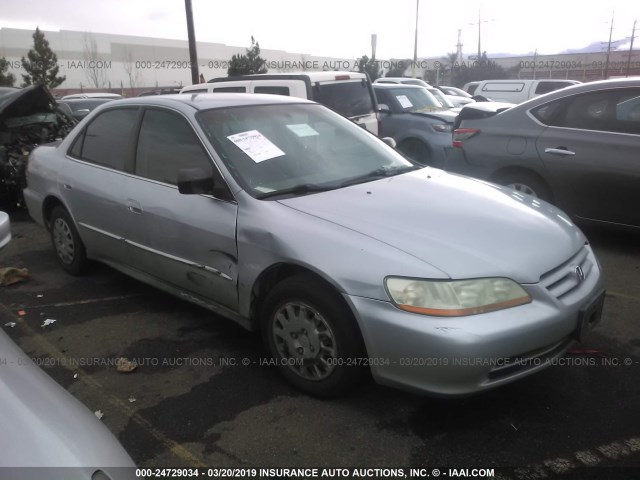 1HGCF86642A084022 - 2002 HONDA ACCORD VALUE SILVER photo 1