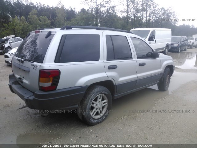 1J4GX48S84C163520 - 2004 JEEP GRAND CHEROKEE LAREDO/COLUMBIA/FREEDOM 银色 照片 4