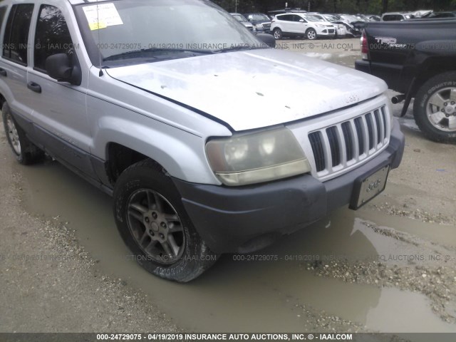 1J4GX48S84C163520 - 2004 JEEP GRAND CHEROKEE LAREDO/COLUMBIA/FREEDOM SILVER photo 6