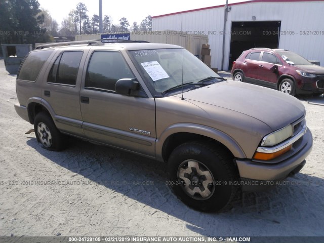 1GNDT13X54K159024 - 2004 CHEVROLET BLAZER GOLD photo 1