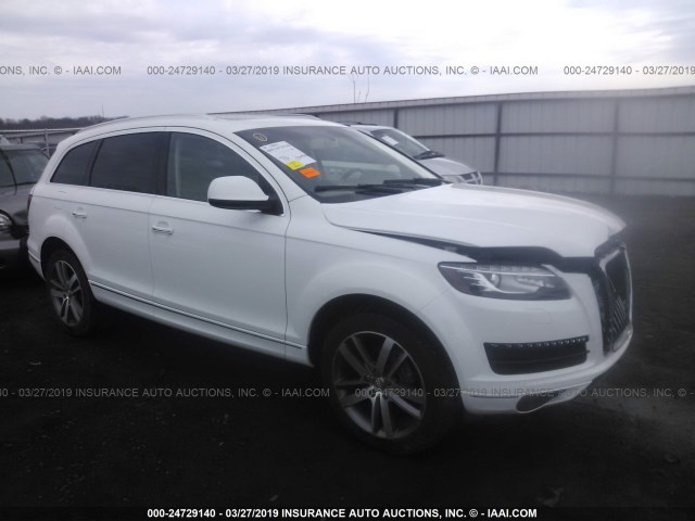 WA1LGAFE7BD009608 - 2011 AUDI Q7 PREMIUM PLUS WHITE photo 1