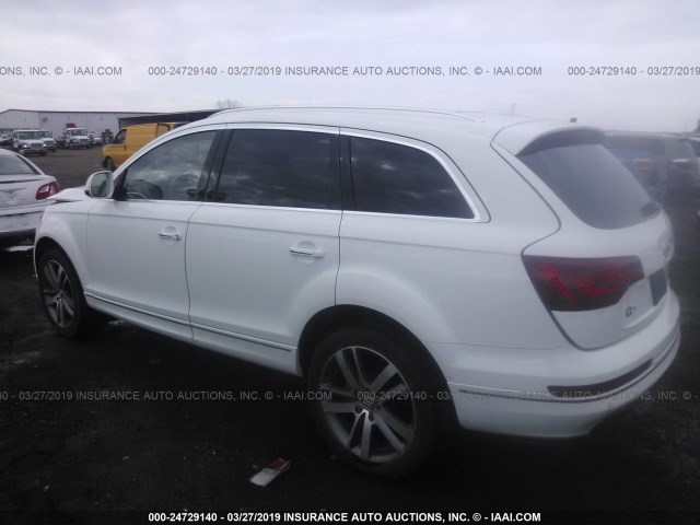 WA1LGAFE7BD009608 - 2011 AUDI Q7 PREMIUM PLUS WHITE photo 3