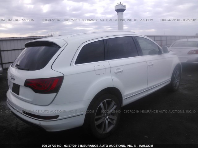 WA1LGAFE7BD009608 - 2011 AUDI Q7 PREMIUM PLUS WHITE photo 4