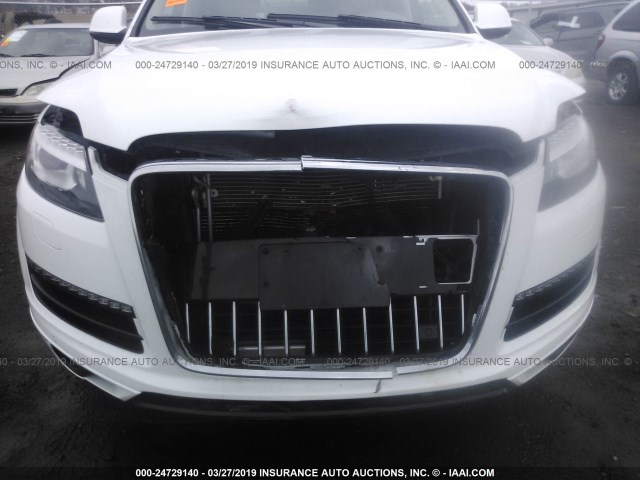 WA1LGAFE7BD009608 - 2011 AUDI Q7 PREMIUM PLUS WHITE photo 6