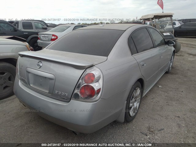 1N4BL11D06N384581 - 2006 NISSAN ALTIMA SE/SL/SE-R SILVER photo 4