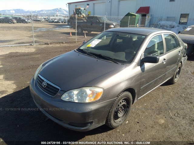 1NXBR32E95Z371484 - 2005 TOYOTA COROLLA CE/LE/S GRAY photo 2