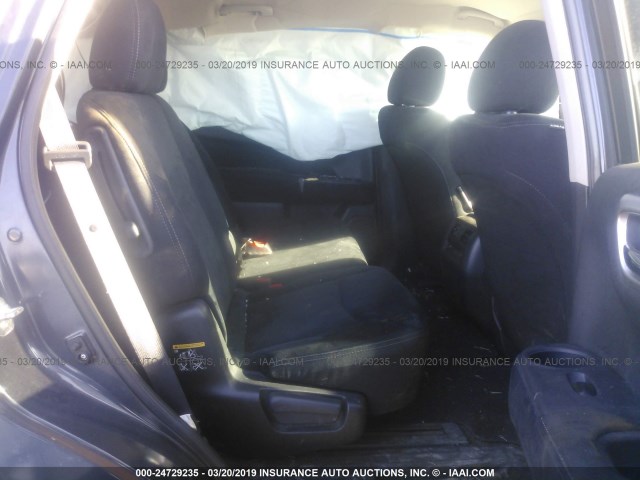 5N1AR2MMXEC728316 - 2014 NISSAN PATHFINDER S/SV/SL/PLATINUM GRAY photo 8