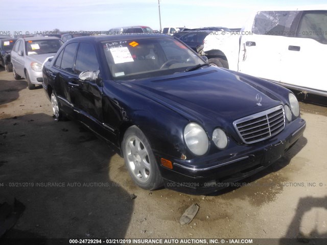 WDBJF65J61B370820 - 2001 MERCEDES-BENZ E 320 BLUE photo 1