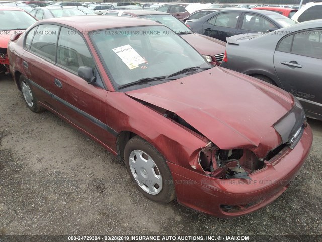 4S3BE635127204269 - 2002 SUBARU LEGACY L RED photo 1