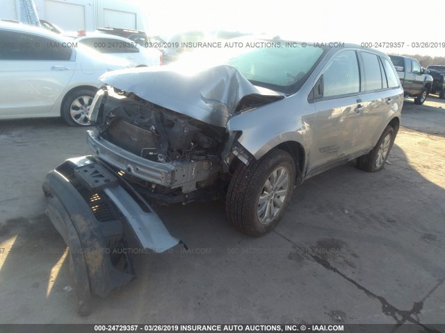 2FMDK38C47BB35272 - 2007 FORD EDGE SEL SILVER photo 2