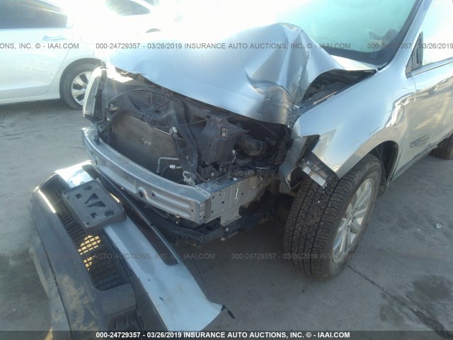 2FMDK38C47BB35272 - 2007 FORD EDGE SEL SILVER photo 6