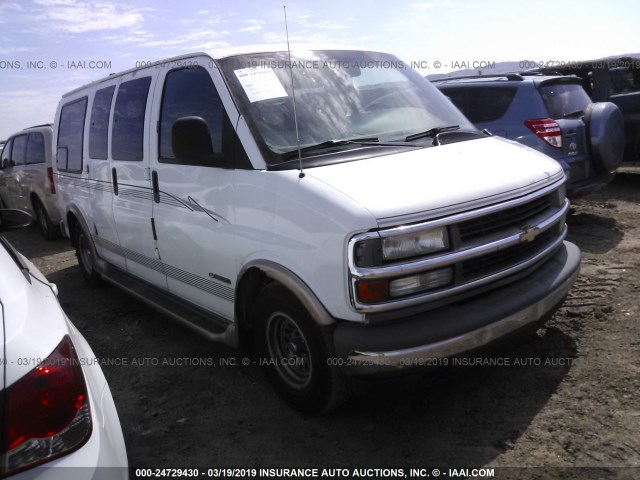 1GBFG15R9Y1274391 - 2000 CHEVROLET EXPRESS G1500  WHITE photo 1