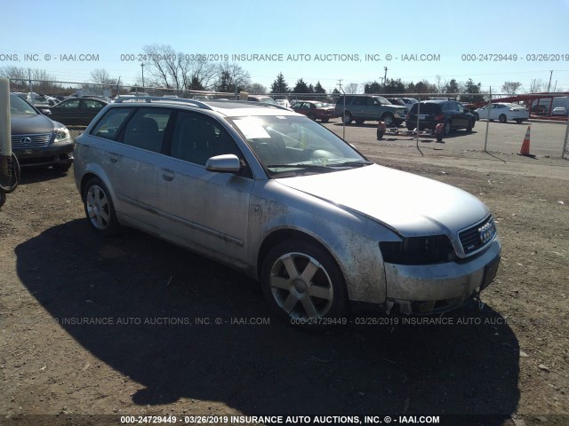 WAUVT68E74A131486 - 2004 AUDI A4 3.0 AVANT QUATTRO SILVER photo 1