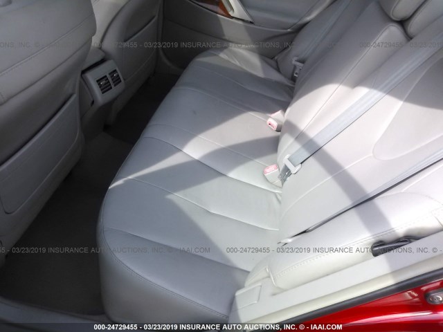 4T4BF3EK0BR176448 - 2011 TOYOTA CAMRY SE/LE/XLE RED photo 8