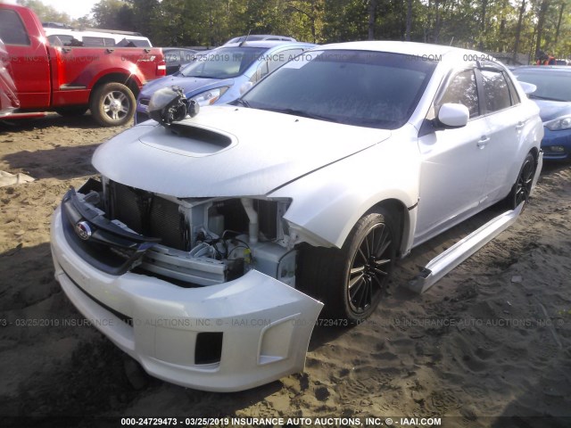 JF1GV7E65DG023878 - 2013 SUBARU IMPREZA WRX WHITE photo 2