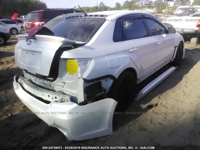 JF1GV7E65DG023878 - 2013 SUBARU IMPREZA WRX WHITE photo 4