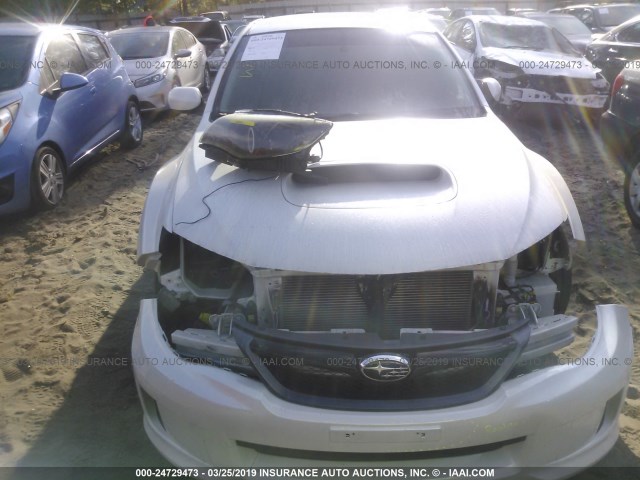 JF1GV7E65DG023878 - 2013 SUBARU IMPREZA WRX WHITE photo 6