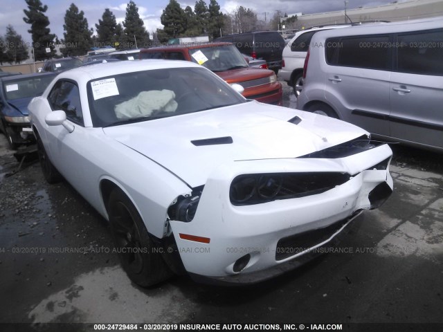 2C3CDZAG4HH548984 - 2017 DODGE CHALLENGER SXT WHITE photo 1