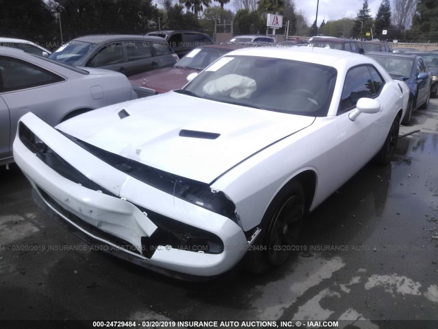 2C3CDZAG4HH548984 - 2017 DODGE CHALLENGER SXT WHITE photo 2