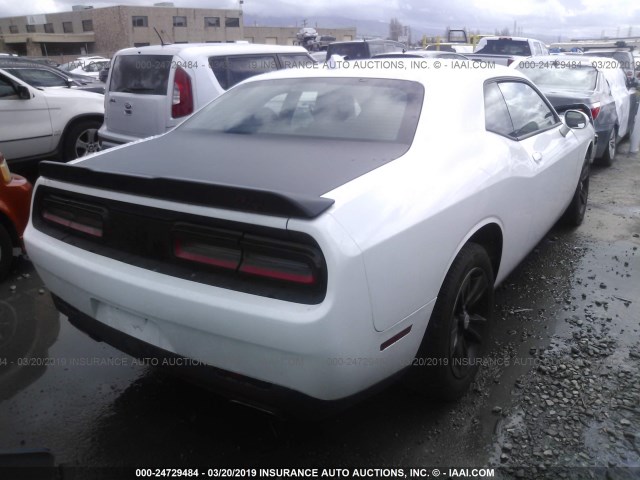 2C3CDZAG4HH548984 - 2017 DODGE CHALLENGER SXT WHITE photo 4