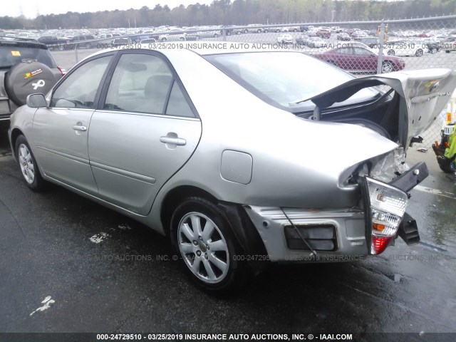 4T1BF30K54U081629 - 2004 TOYOTA CAMRY LE/XLE/SE SILVER photo 3