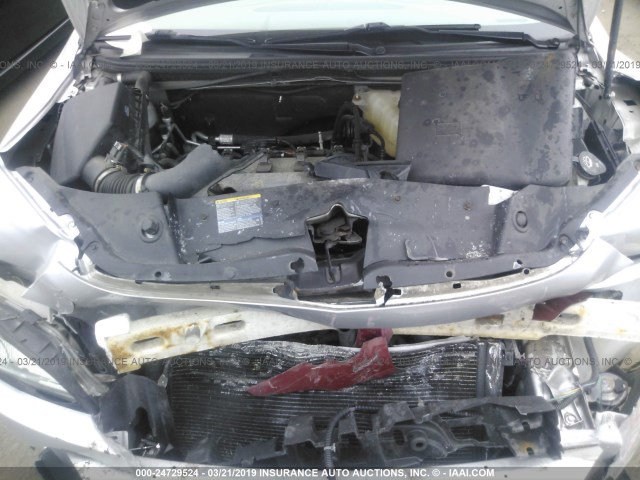 1G1ZG57B39F139436 - 2009 CHEVROLET MALIBU LS SILVER photo 10