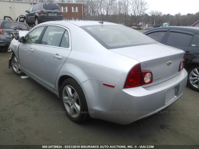 1G1ZG57B39F139436 - 2009 CHEVROLET MALIBU LS SILVER photo 3