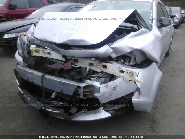 1G1ZG57B39F139436 - 2009 CHEVROLET MALIBU LS SILVER photo 6