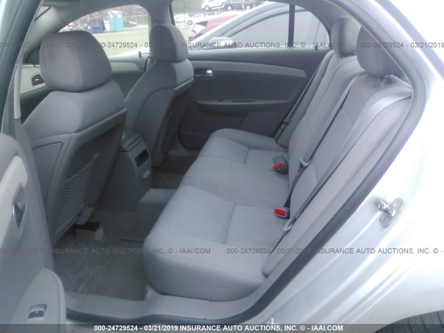 1G1ZG57B39F139436 - 2009 CHEVROLET MALIBU LS SILVER photo 8