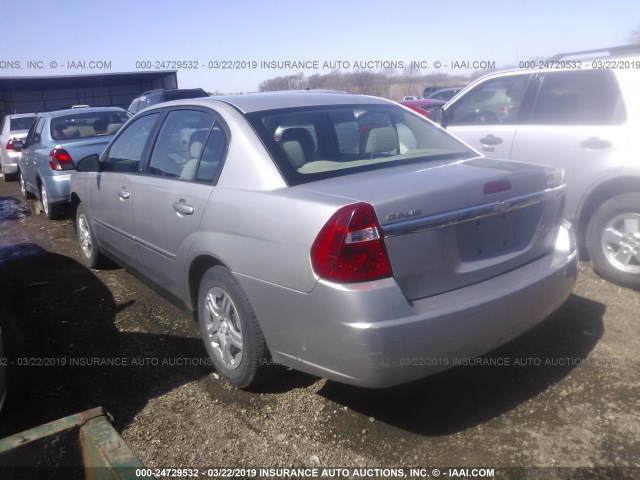 1G1ZS58F47F224668 - 2007 CHEVROLET MALIBU LS SILVER photo 3