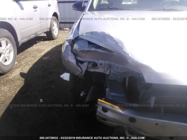 1G1ZS58F47F224668 - 2007 CHEVROLET MALIBU LS SILVER photo 6