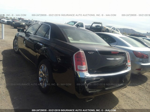 2C3CCACGXCH255973 - 2012 CHRYSLER 300 LIMITED BLACK photo 3