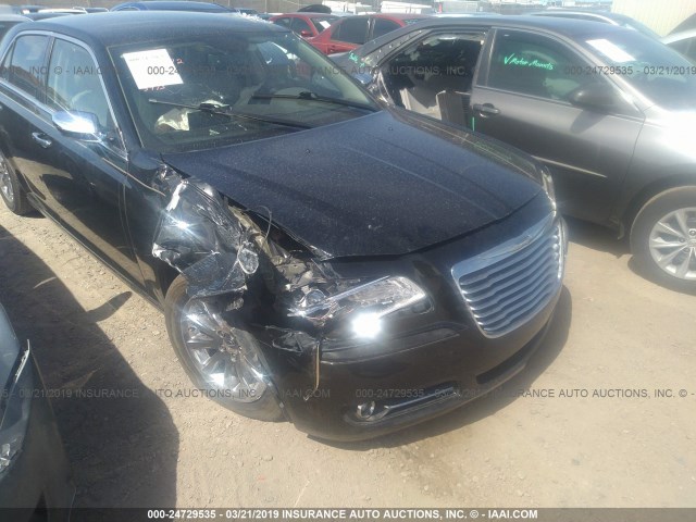 2C3CCACGXCH255973 - 2012 CHRYSLER 300 LIMITED BLACK photo 6