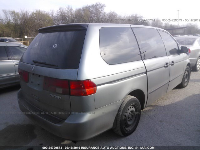 2HKRL1852YH617323 - 2000 HONDA ODYSSEY LX GREEN photo 4