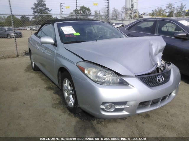 4T1FA38P87U134019 - 2007 TOYOTA CAMRY SOLARA SE/SLE SILVER photo 1