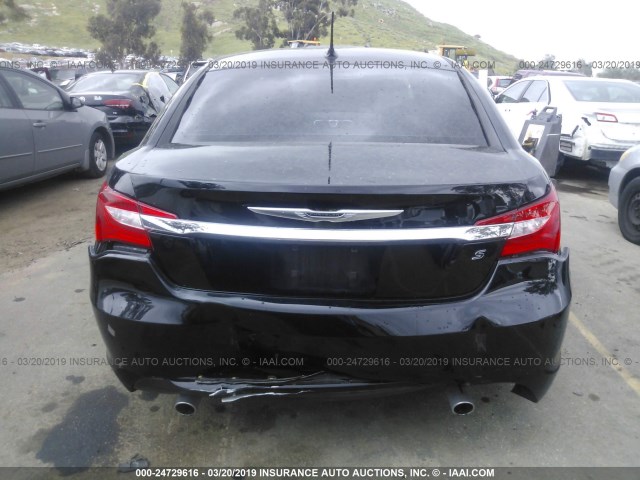 1C3CCBBG0CN276992 - 2012 CHRYSLER 200 TOURING BLACK photo 6