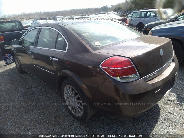 1G8ZV57777F176604 - 2007 SATURN AURA XR BROWN photo 3