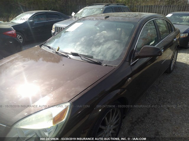 1G8ZV57777F176604 - 2007 SATURN AURA XR BROWN photo 6