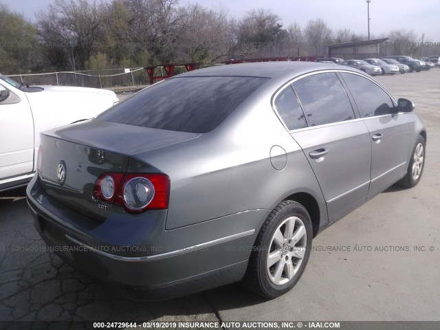 WVWAK73C06P078873 - 2006 VOLKSWAGEN PASSAT 2.0T/2.0T VALUE GRAY photo 4