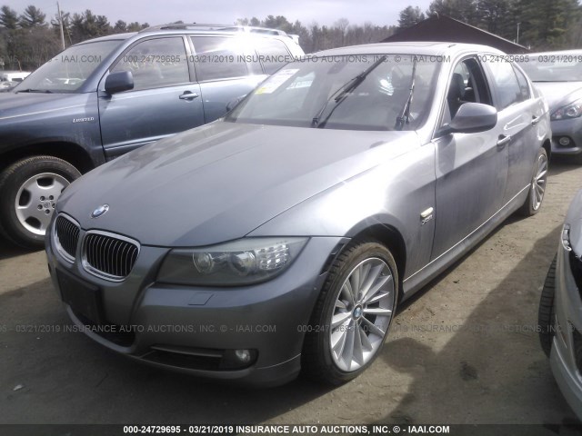 WBAPL5C53BA742994 - 2011 BMW 335 XI GRAY photo 2